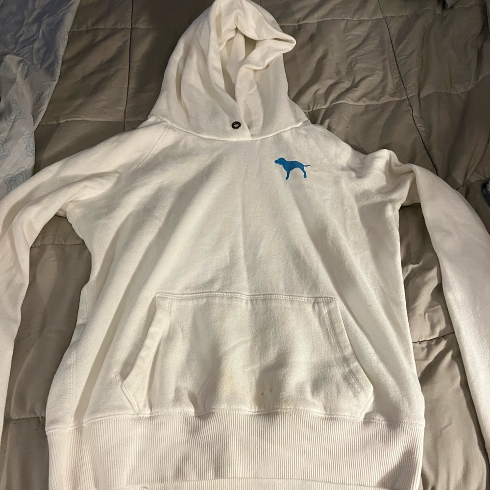 Victoria secret pink heart hoodie.